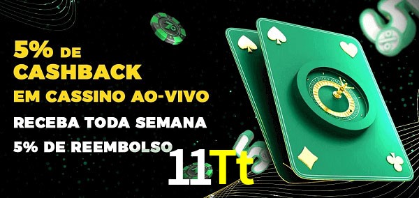 Promoções do cassino ao Vivo 11Tt